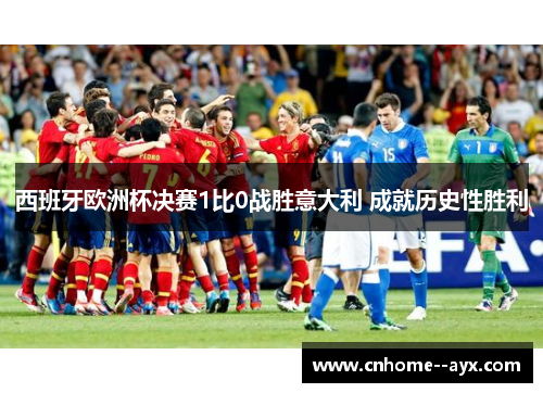 西班牙欧洲杯决赛1比0战胜意大利 成就历史性胜利