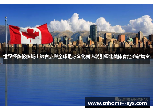 世界杯多伦多城市舞台点燃全球足球文化新热潮引领北美体育经济新篇章 世界杯多伦多城市舞台点燃全球足球文化新热潮引领北美体育经济新篇章